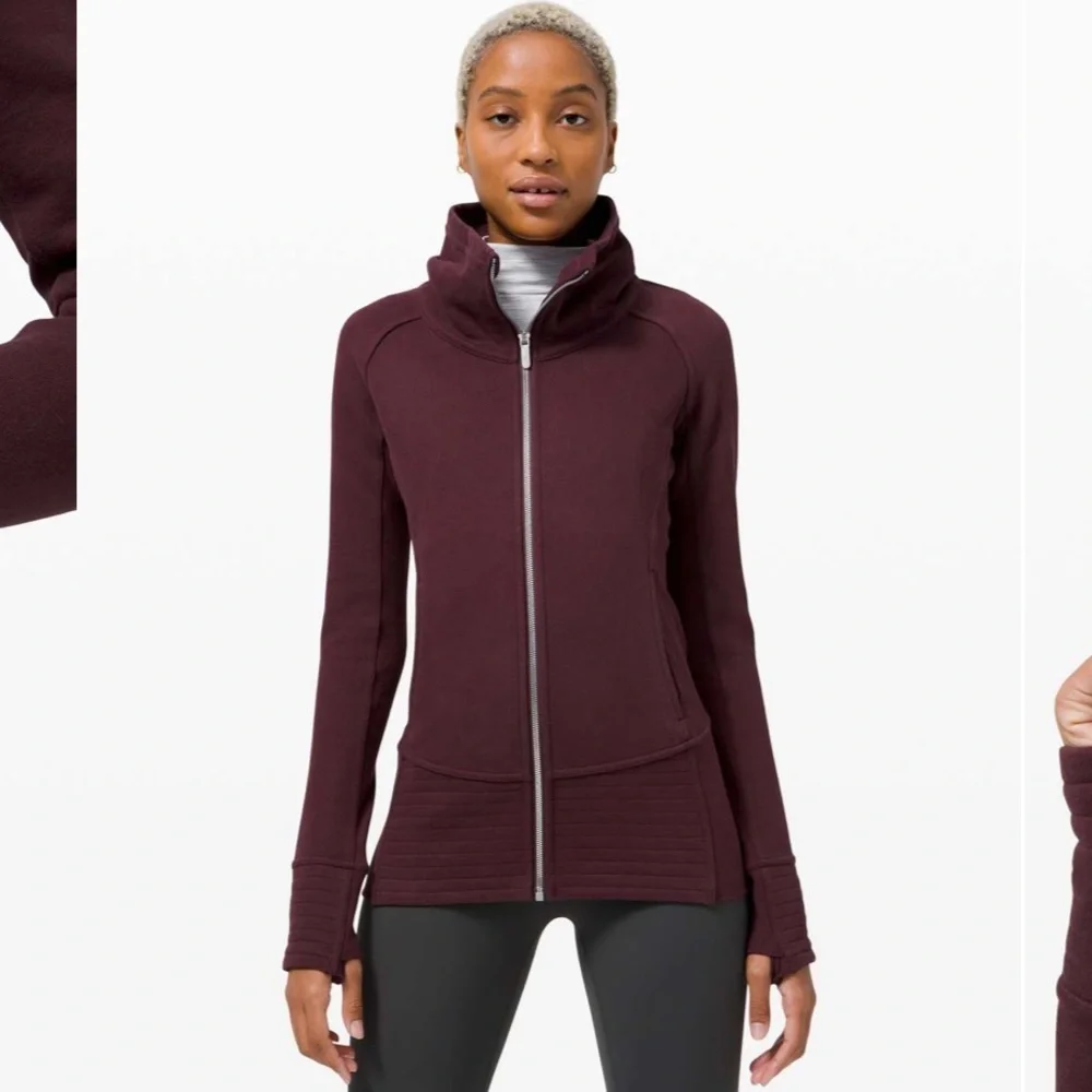 Lululemon Radiant Jacket II in color Cassis Size 2